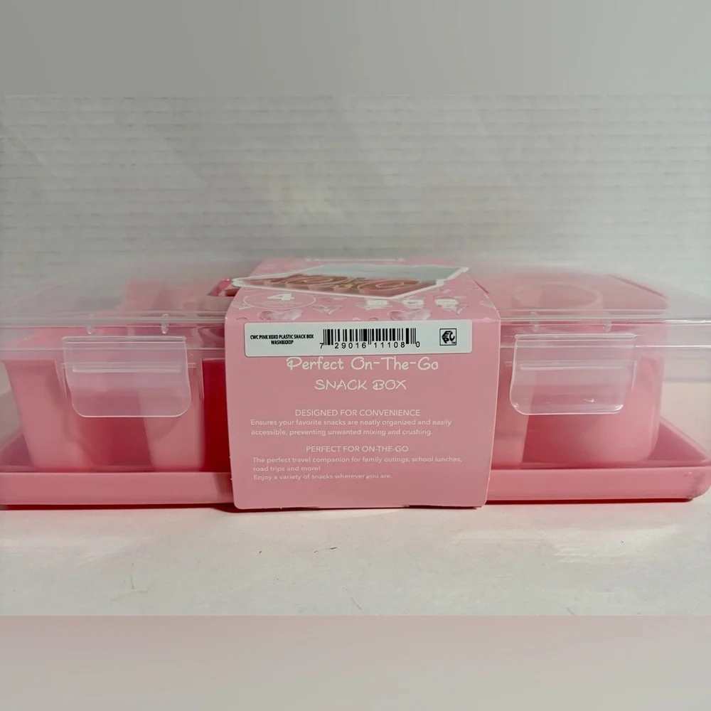 XOXO Snackle Snack Box Cook With Color CMC Pink Hug Kiss Valentines Limited NEW
